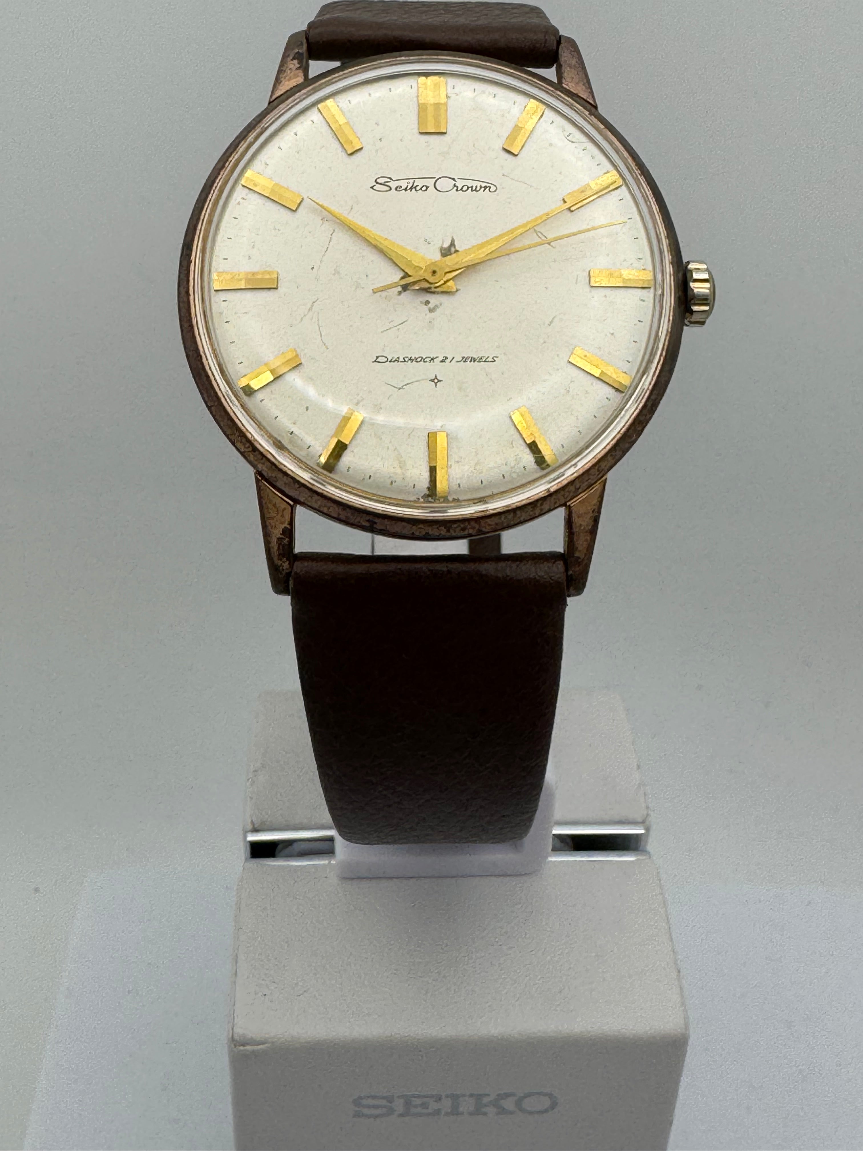 Seiko Crown Diashock 21 Jewels – Ref. J15003E – Japanese