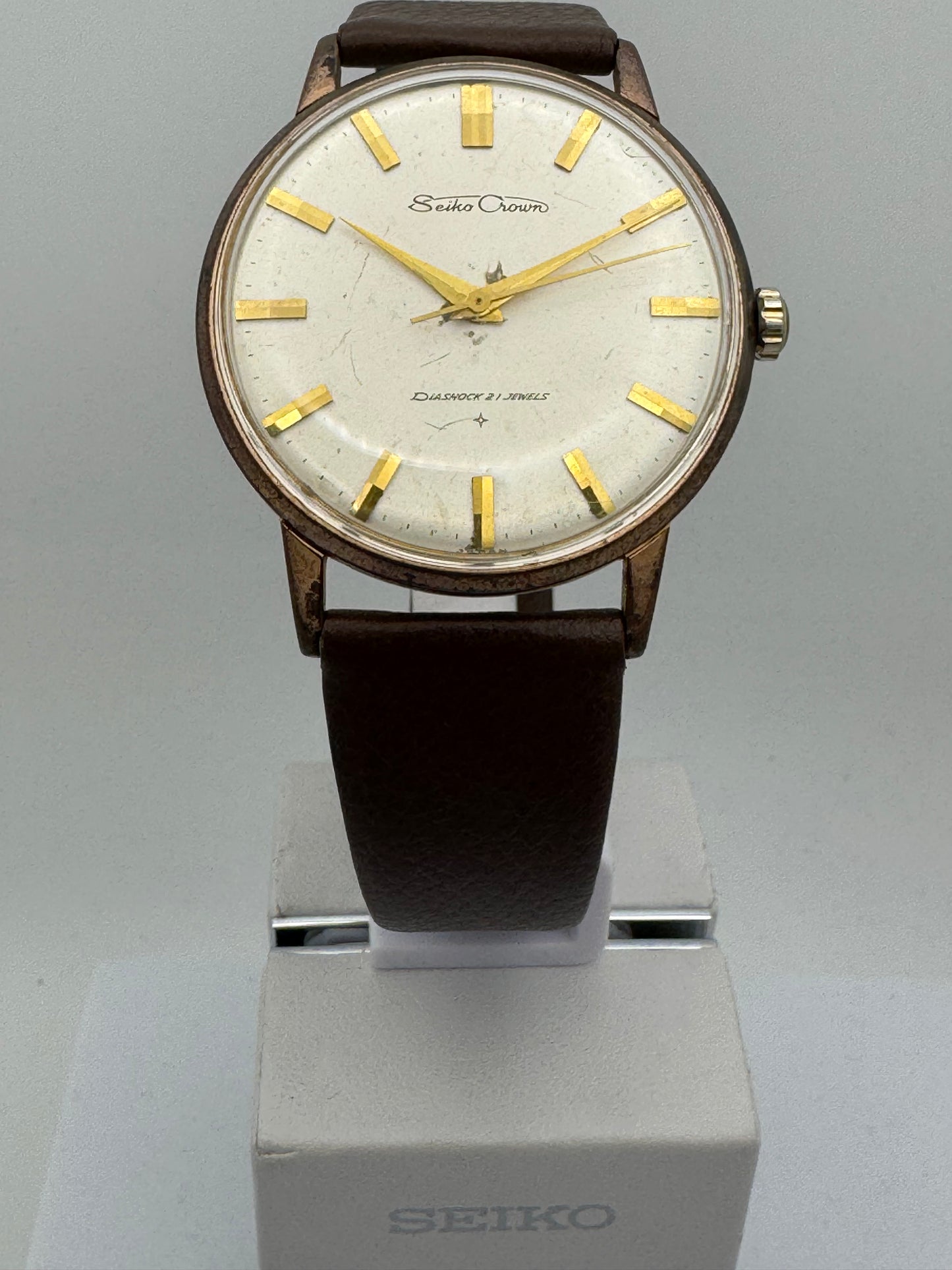 Seiko Crown Diashock 21 Jewels – Ref. J15003E
