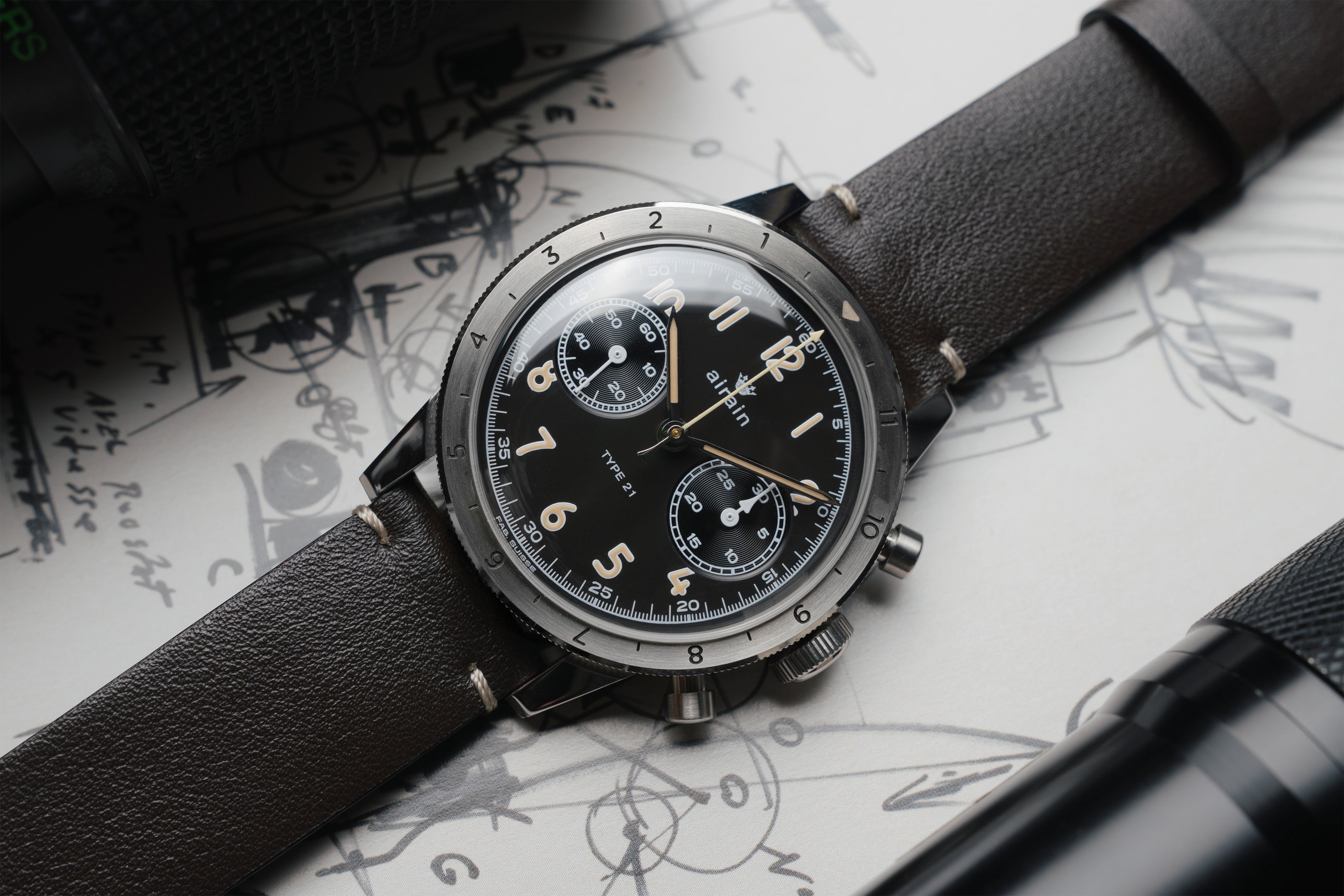 Airain Type 21 flyback chronograph – Japanese Microbrands - Mario