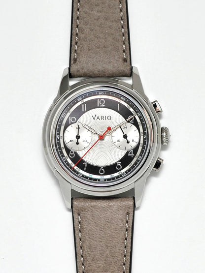 Vario Empire - White Tuxedo Tachymètre Chronograph Watch