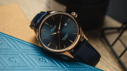 Atlantic Worldmaster 1888 Automatik NE – Roségold/Blau (42 mm)