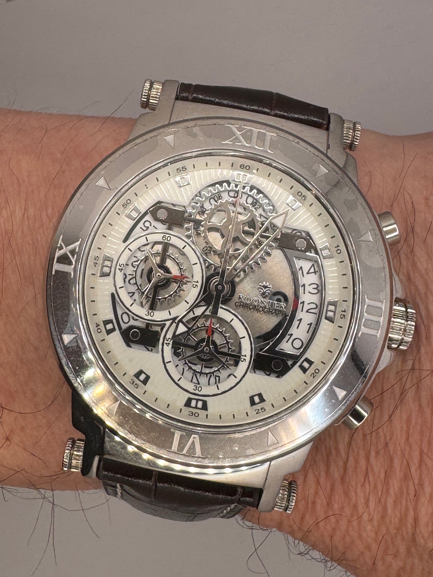 Rooster Chronograph RS-1001 WH – JDM Limited Edition 277/500 – Yokohama Japan – NOS mit Box