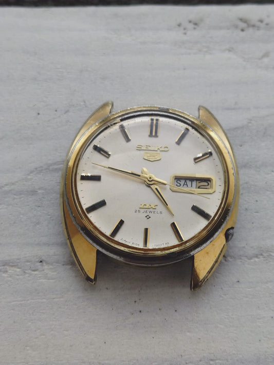 Seiko 5 DX 6106-7000 – April 1977 – Automatic with Day/Date – Serviced in Japan early 2026