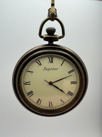 Orient Jupiter Taschenuhr Ref. B05210-00 BJ Quarz – bronzefarbene Ausführung mit originaler Kette