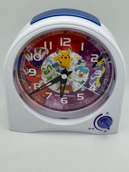 Seiko Clock Réveil Pokémon CQ425W – Motif Paldea – Produit neuf du Japon