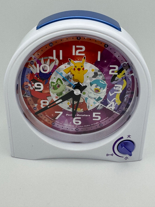 Seiko Clock Réveil Pokémon CQ425W – Motif Paldea – Produit neuf du Japon