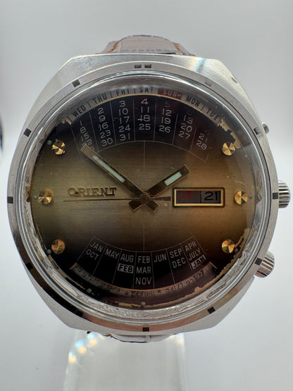 Orient Kalenderuhr „Multi-Calendar“ - Referenz Y469672-4A – Japan, ca. 1970er Jahre