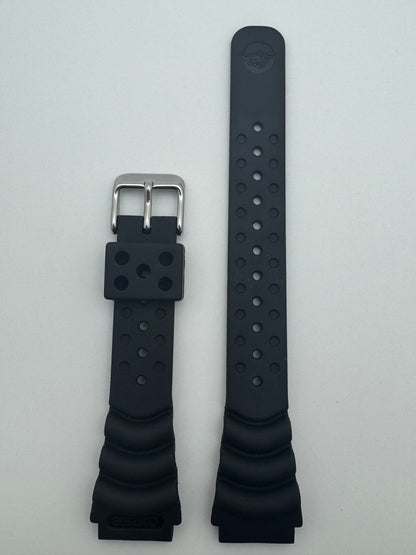 Original Seiko Diver-Armband DB72BP (19–16 mm) – schwarz (JDM)