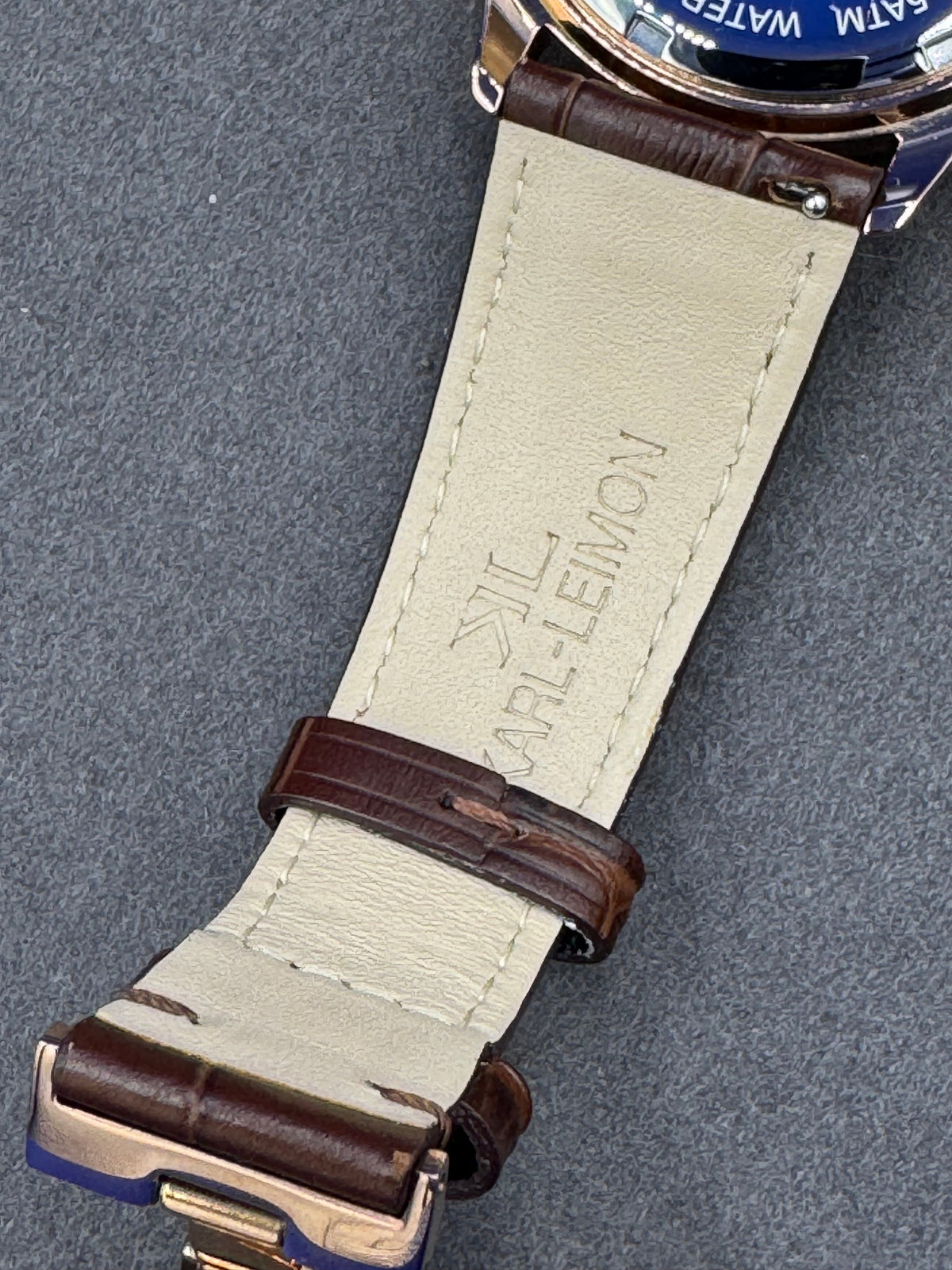 KARL-LEIMON Single Moonphase Gold Silver