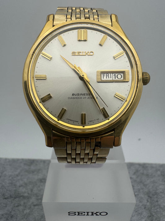 Seiko Business-A 8346-8000 – February 1971 – Diashock 27 Jewels, Day/Date – Original Bracelet – Serviced 2026