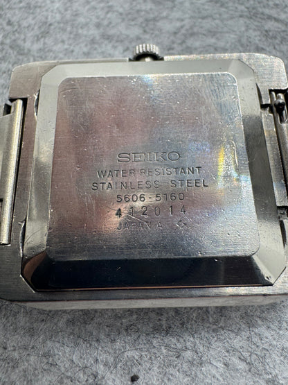 Seiko Lord Matic 5606-5160 – Automatique – cadran TV vert – janvier 1974 – 25 rubis – fraîchement révisée