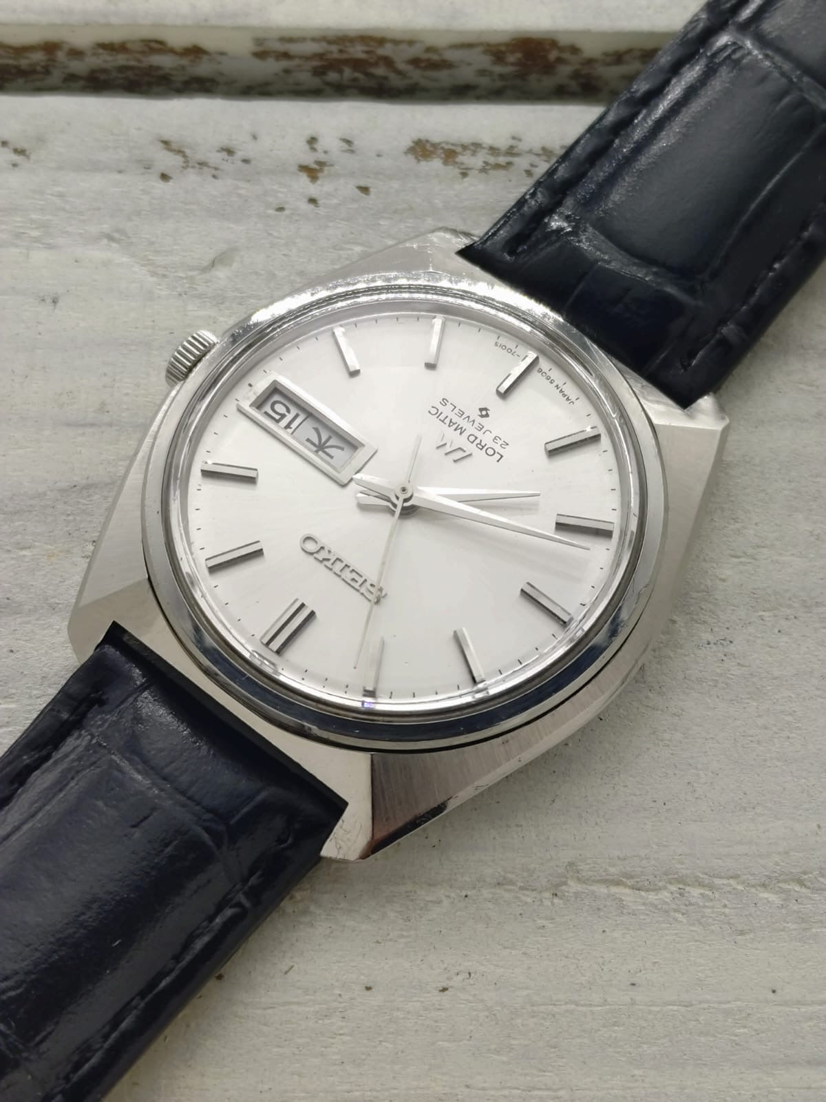Seiko Lord Matic 5606-7000 – Calibre 5606A, 23 rubis, Suwa Seikosha – Boîtier monocoque – Octobre 1969 – fraîchement révisée