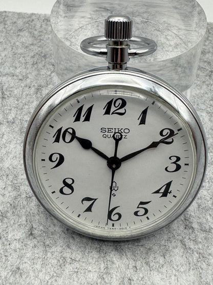 Seiko Quartz Railwayman's Pocket Watch (1985) – Ref. 7550-0010
