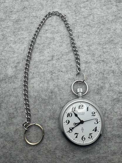 Seiko Eisenbahner-Taschenuhr Quarz 7550-0010 (Juli 1984)