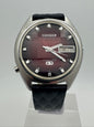 Citizen Cosmotron Electronic 7803-790553 – Burgundy Dial – April 1975 - freshly serviced