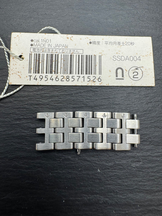 SEIKO SPIRIT – Ersatz-Armbandglied Edelstahl (Made in Japan) – Modell SSDA004 / Cal. 1N01 – EINZELGLIED (1 Stück) – neuwertig (NOS)