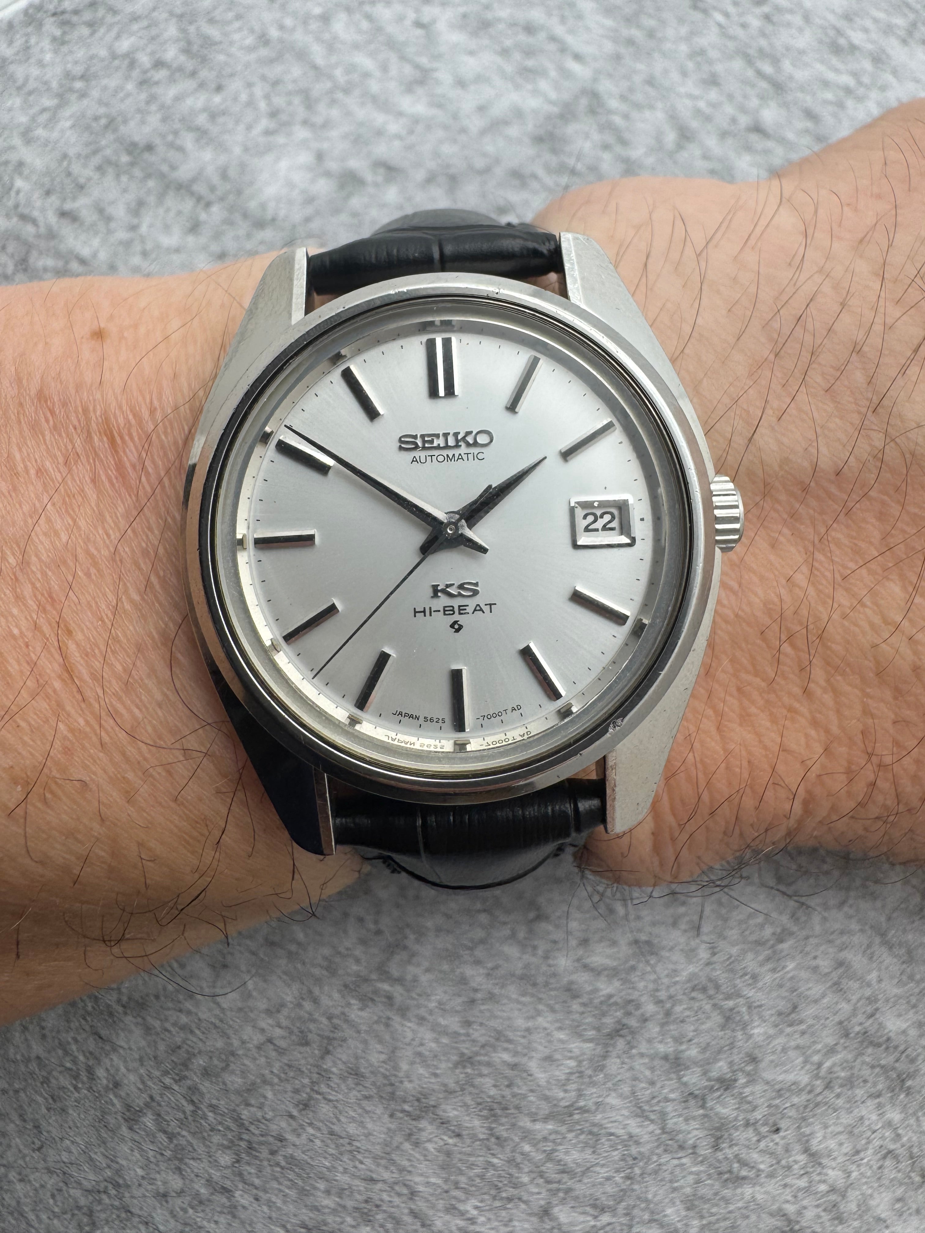 King Seiko Hi-Beat Ref. 5625-7000 – December 1969 – Daini Seikosha