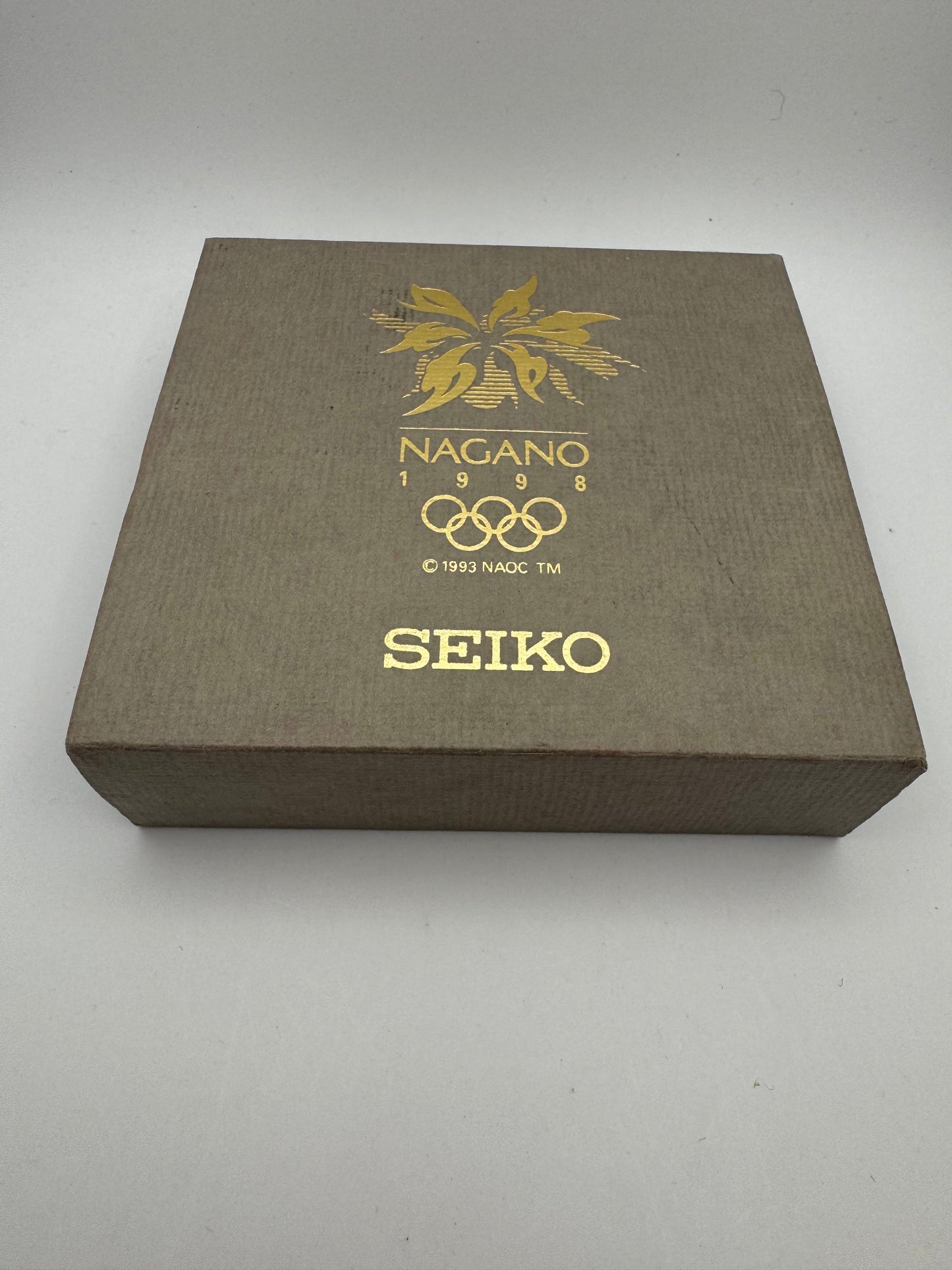 Seiko Taschenuhr „Nagano 1998 Olympic Edition“ – Full Set (Januar 1997)