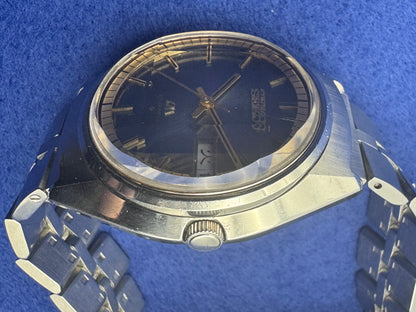 Seiko Lord Matic 5606-7270 – Blue &amp; Gold Dial – August 1973 (Suwa Factory)