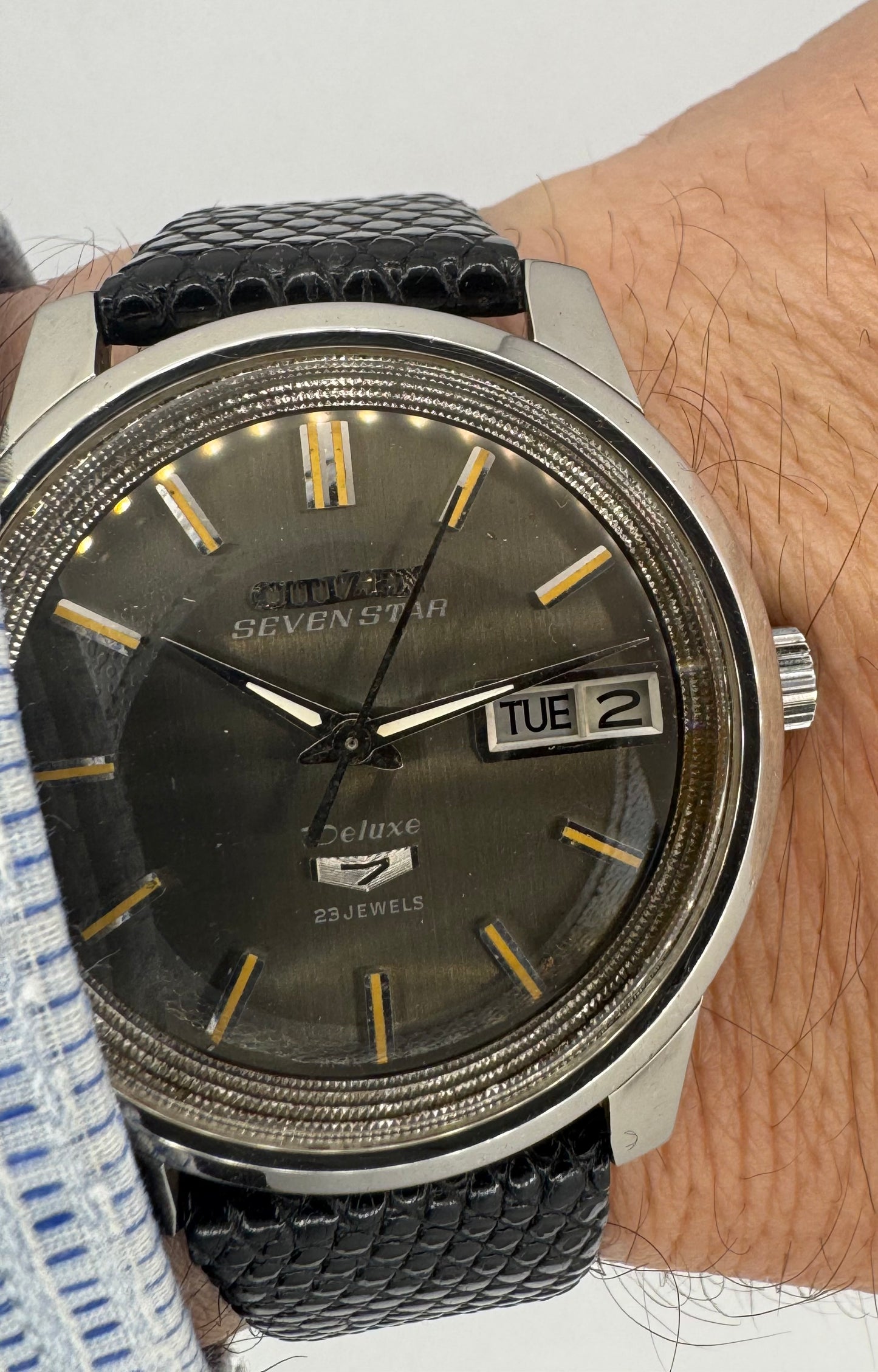 Citizen Seven Star Deluxe Automatic - Referenz 6N-3-U (November 1968)