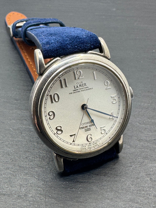 Citizen Club La Mer "Noli Metuere" – Ref. 6630-664400 – 925 Sterling Silver Case – Manual Wind – December 1992 – Freshly Serviced