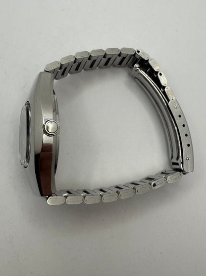 Seiko LM / Lord Matic Ref. 5606-5170, blaues Zifferblatt, originales LM-Stahlband, Mai 1974