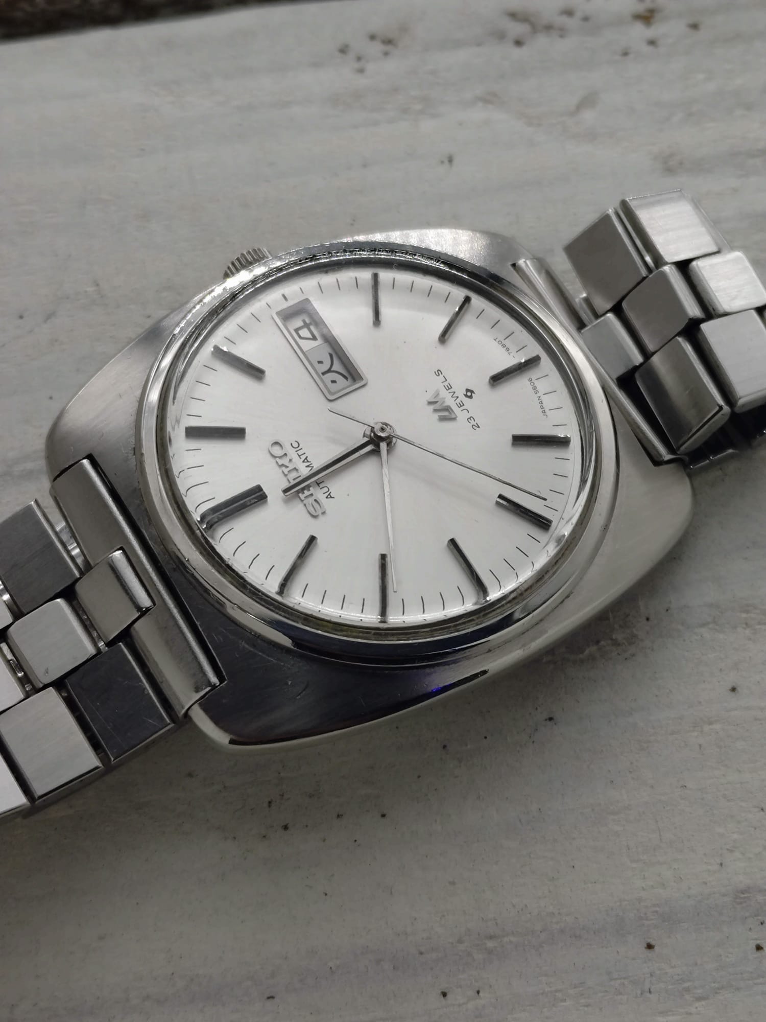 Seiko Lord Matic 5606-7130 – Dec. 1969 – Day-Date, Original Steel
