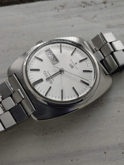 Seiko Lord Matic 5606-7130 – Dez. 1969 – Day-Date, Original-Stahlband, revidiert