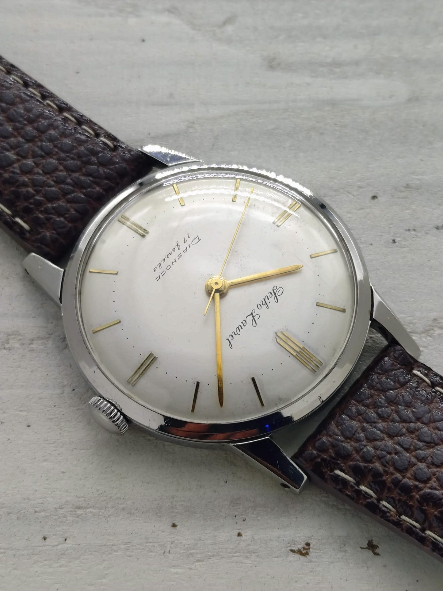 Seiko Laurel Diashock 17 Jewels – N87003 – späte 1950er, Handaufzug, revidiert
