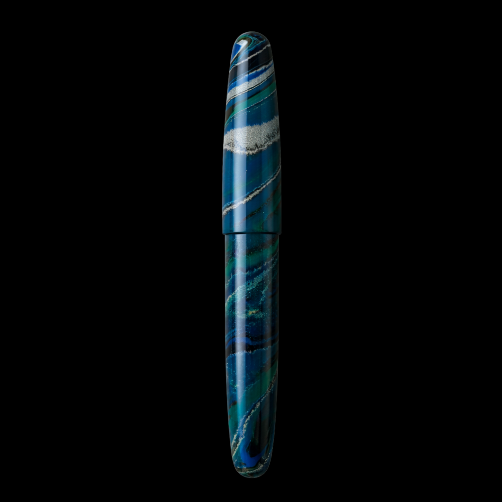 Wancher Dream Pen True Ebonite - Marble Green