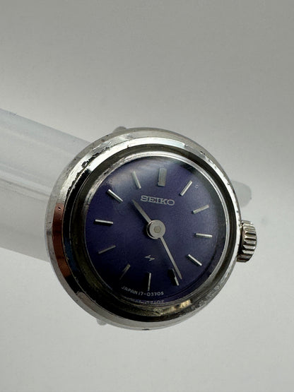 Rarität: Seiko Ring Watch 17-0400 – Lilafarbenes Zifferblatt – Januar 1972 (JDM)