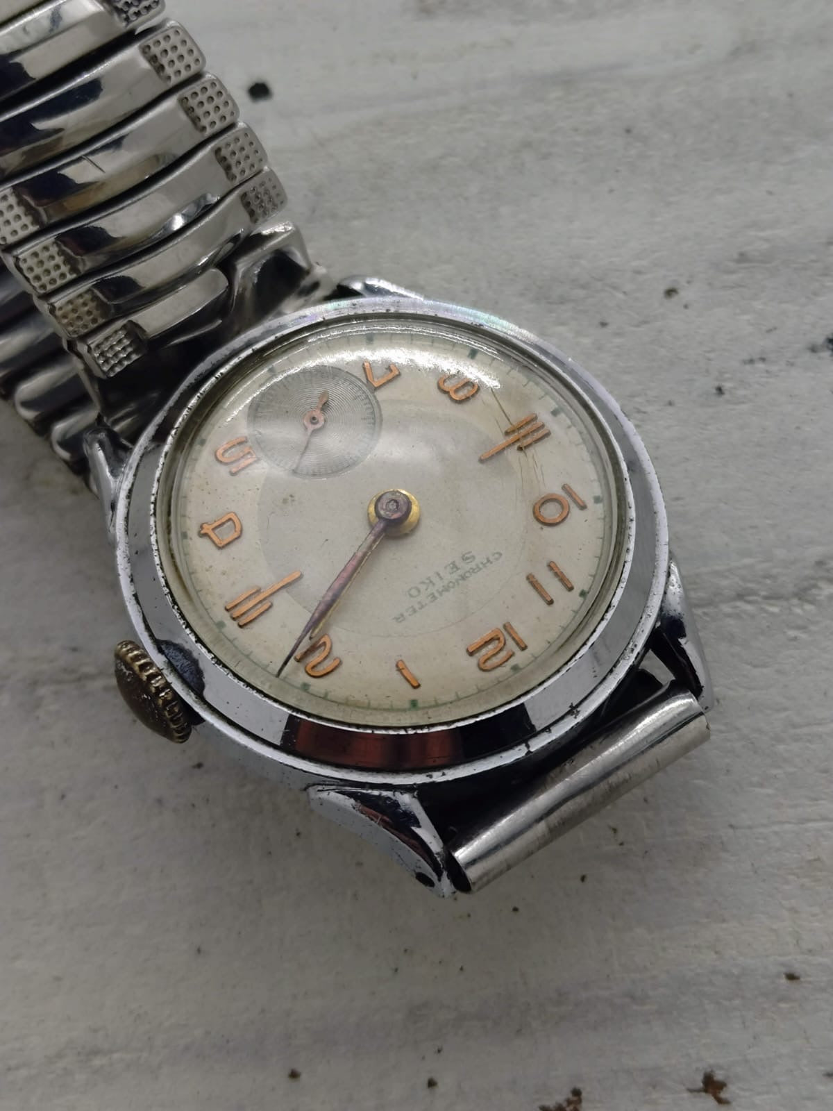 Seiko Chronometer – Case No. 1049 – Caliber 10A, manual wind with small seconds – July 1948 – freshly serviced