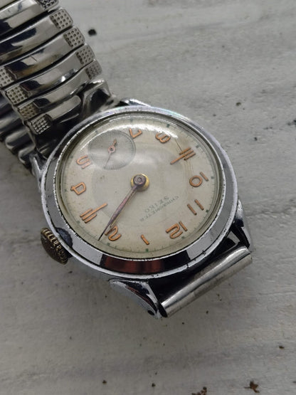 Seiko Chronometer – Case No. 1049 – Caliber 10A, manual wind with small seconds – July 1948 – freshly serviced