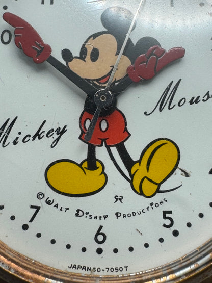 Seiko Tomony Disney Time Mickey Mouse 5000-7000 – Handaufzug – 1970er – Zeiger als Mickeys Arme
