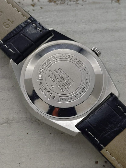 Seiko Lord Matic 5606-7000 – Calibre 5606A, 23 rubis, Suwa Seikosha – Boîtier monocoque – Octobre 1969 – fraîchement révisée