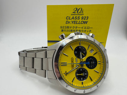 Seiko Chronograph “Dr. Yellow – Class 923 20th Anniversary Limited Edition” (Ref. 8T63-01E0 / No. 426/5000)