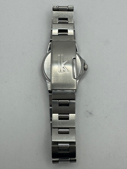 Seiko Lucia Quarz-Damenuhr (Ref. 4N21-1180), Dezember 1999, silbernes Zifferblatt, Original-Stahlarmband mit Ersatzgliedern