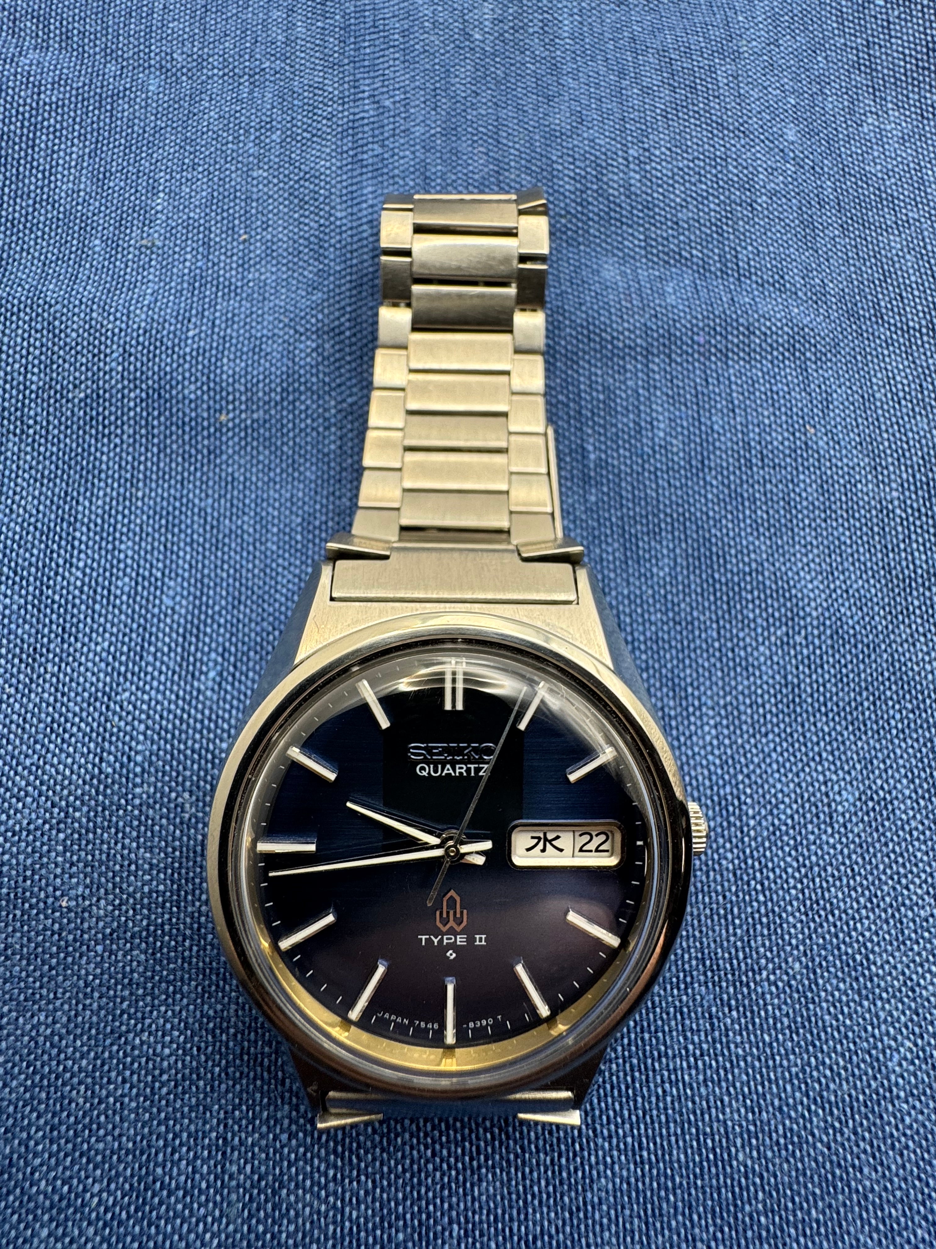 Seiko Quartz Type II – Ref. 7546-8350 (G1), September 1978, Suwa