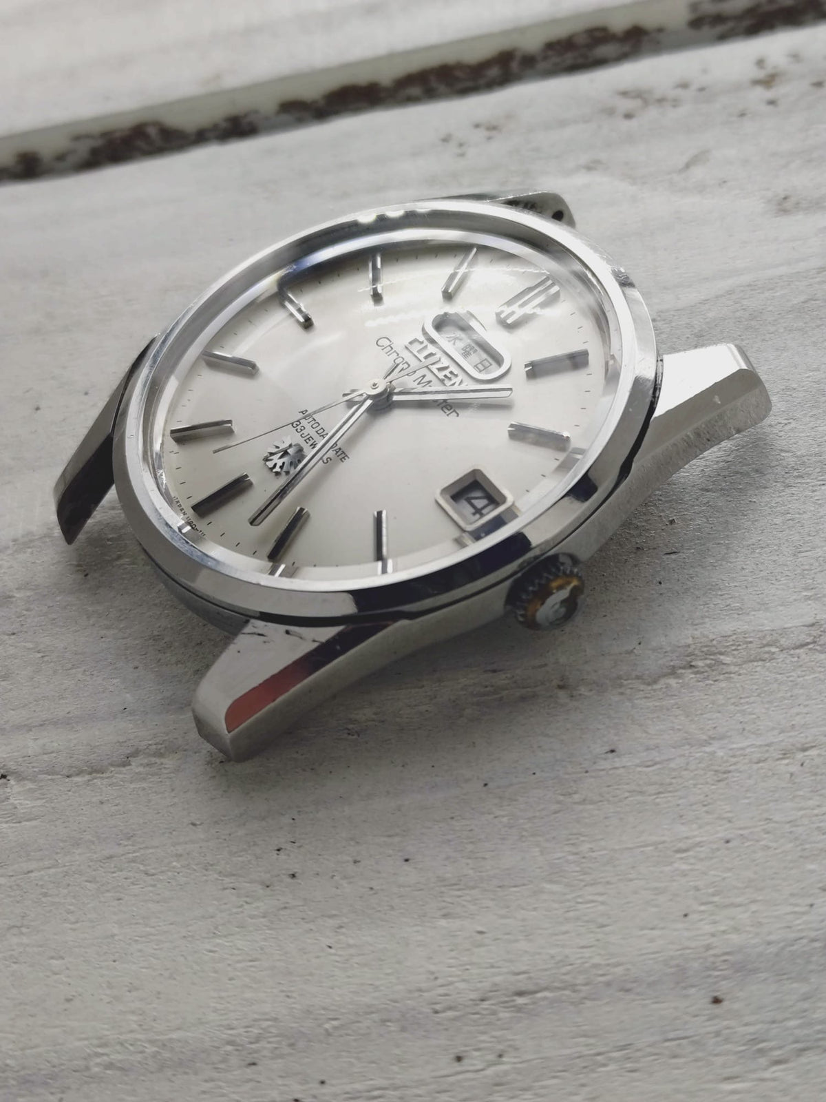 Citizen Chronomaster 33 Jewels – Juni 1967 – Auto Day/Date, Parawater – revidiert mit Beleg