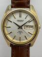 King Seiko Hi-Beat 5626-7000 – Calibre 5626A, Suwa Seikosha – boîtier plaqué or avec médaillon en or – janvier 1969 – récemment révisée