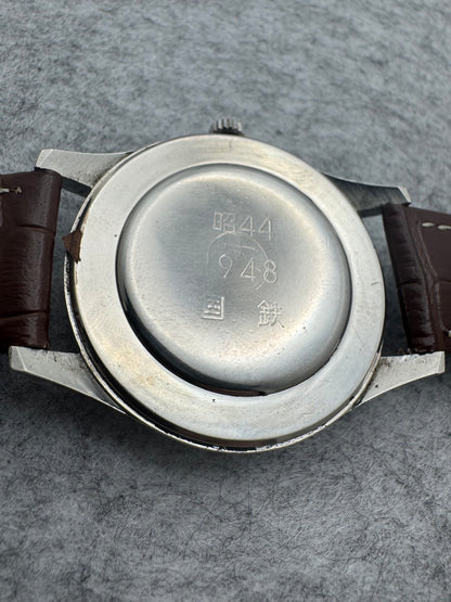 Citizen Homer Second Setting – 21 Jewels – JNR Railway Watch – Shōwa 44 / 1969 – originale Eisenbahner-Dienstuhr - frisch revidiert