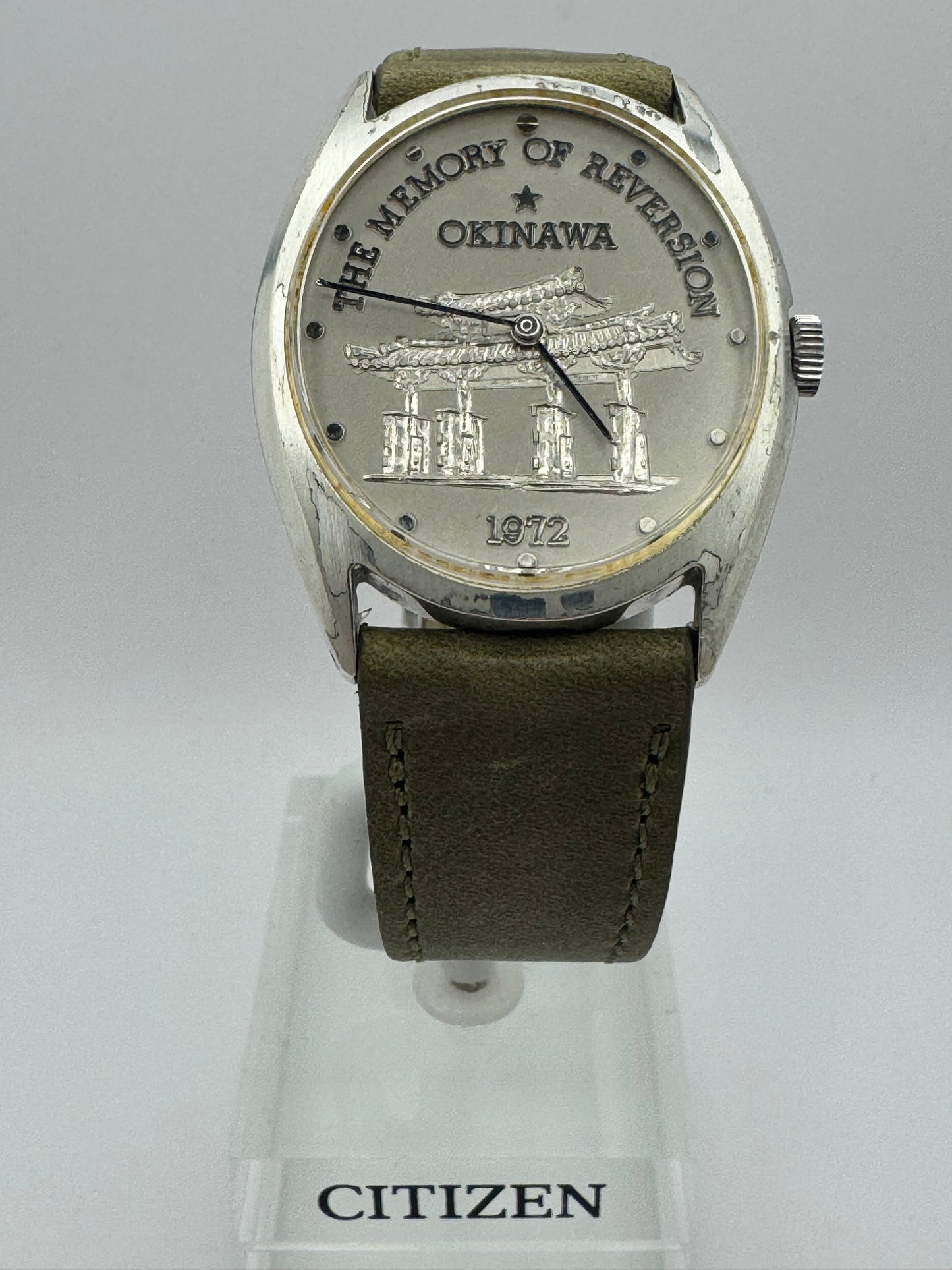 Citizen-Rarität „The Memory of Reversion – Okinawa 1972" – 920er Silber-Gedenkuhr zur Rückgabe Okinawas an Japan (Ref. 6700-673310 YO) - Februar 1972