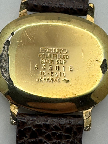 Seiko Damenuhr Quarz – Ref. 16-5410 – Gold Filled – (März 1978)