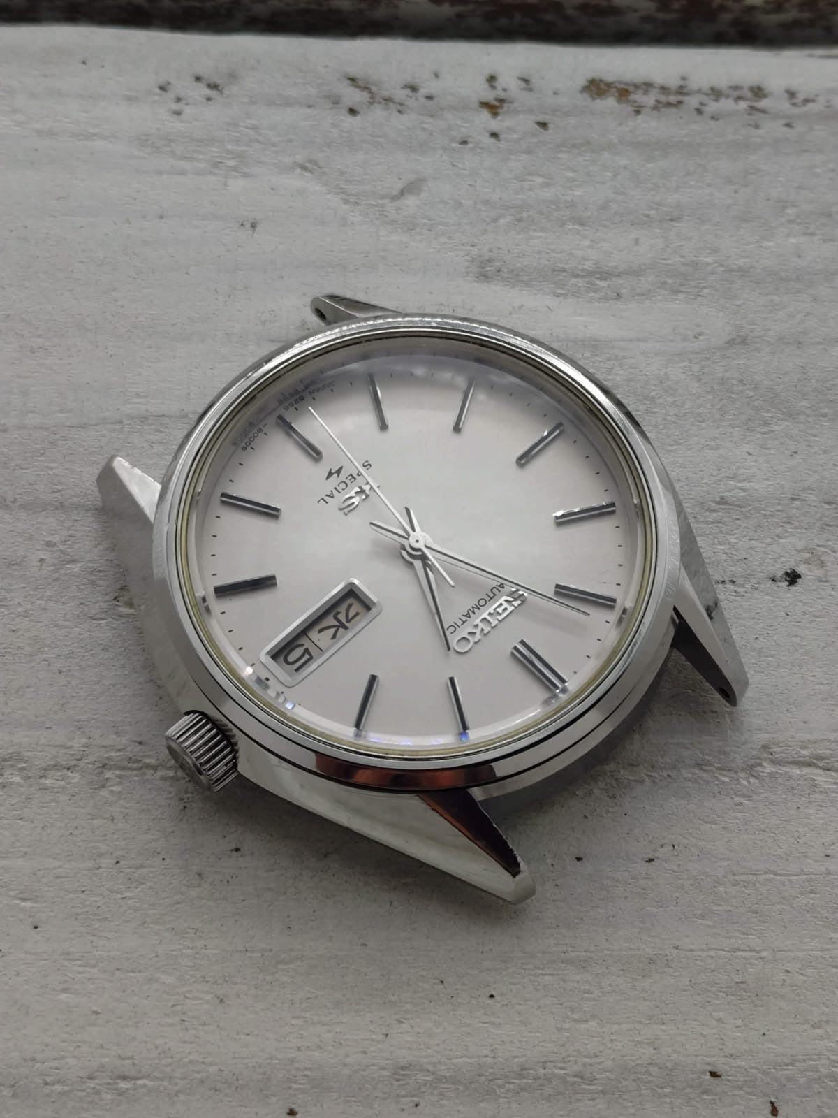King Seiko Special 5256-8010 – Caliber 5256A, Daini Seikosha – the last King Seiko – service anniversary watch of Nagoya Neji Seisakusho, March 1975 – freshly serviced