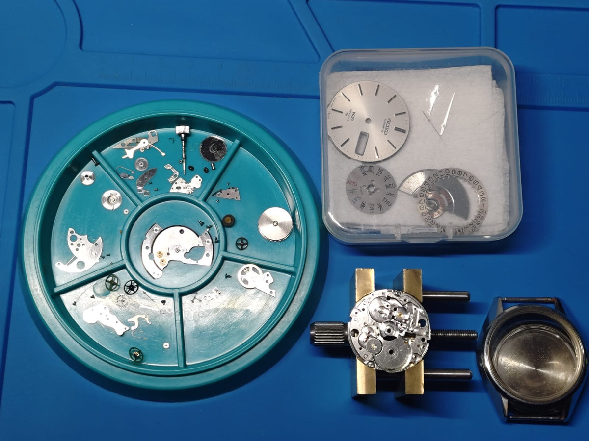 King Seiko Special 5256-8010 – Caliber 5256A, Daini Seikosha – the last King Seiko – service anniversary watch of Nagoya Neji Seisakusho, March 1975 – freshly serviced