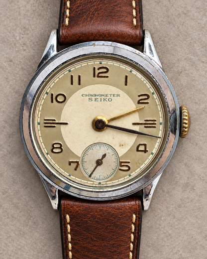 Seiko Chronometer – Case No. 1049 – Caliber 10A, manual wind with small seconds – July 1948 – freshly serviced