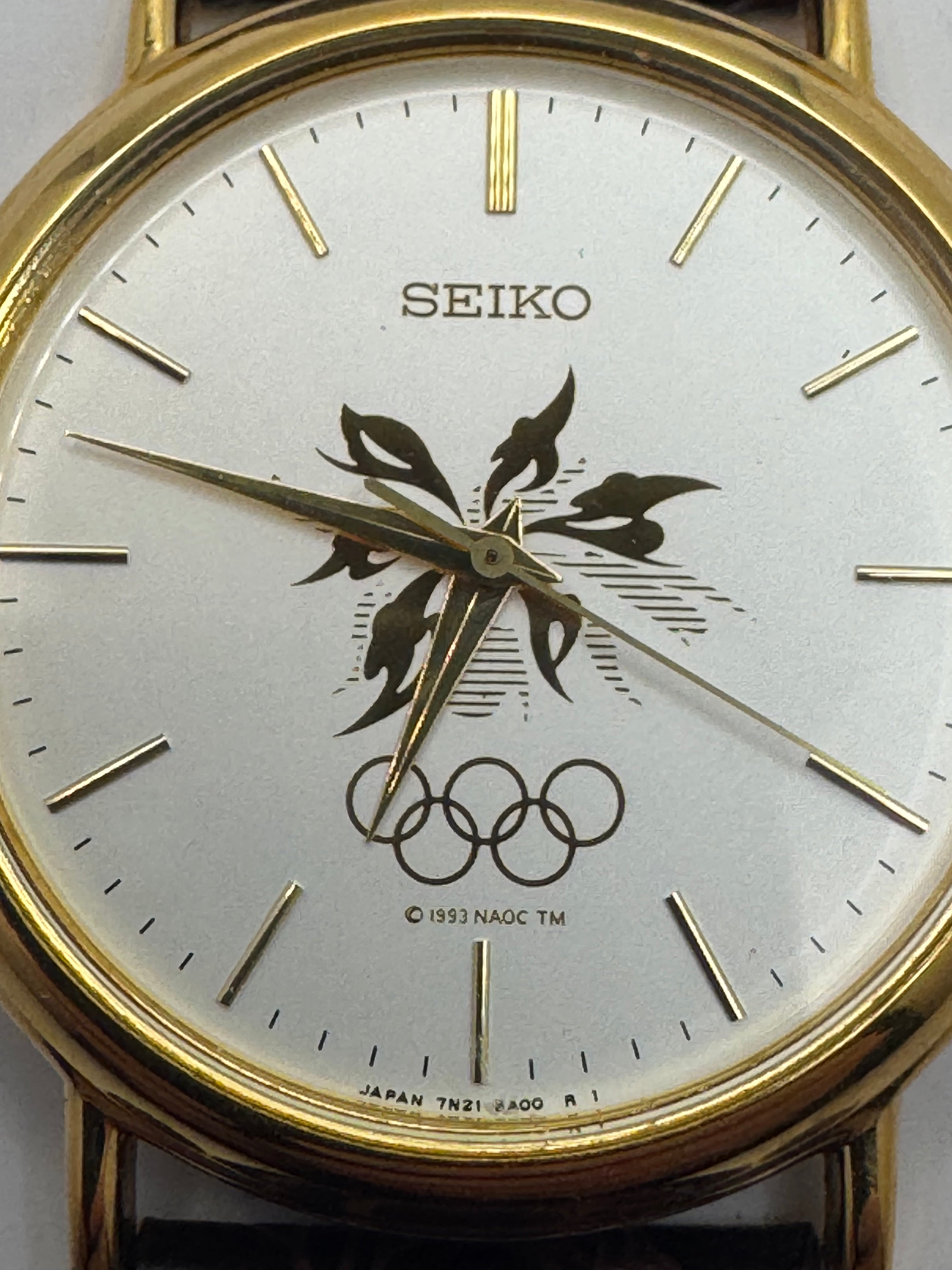 Seiko Nagano Olympic Commemorative Watch 1998 – Ref. 7N21-8A00