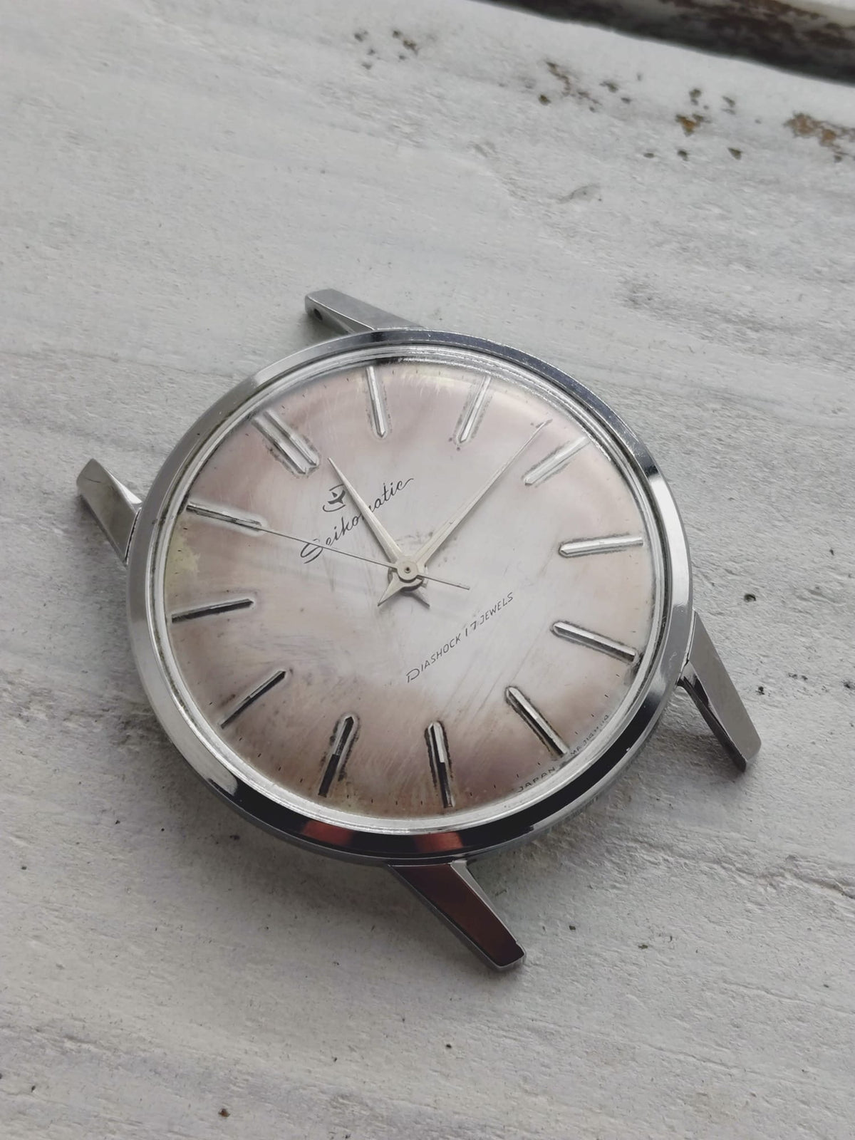 Seikomatic Diashock – Ref. J14075, Cal. 603, 20 Jewels – Tropical Dial – ca. 1961 – Anfang 2026 komplett revidiert