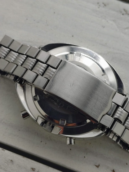 Seiko 5 Sports JDM Speed-Timer 7017-6010 – Caliber 7017, flyback chronograph with inner bezel, Daini Seikosha – February 1971 – freshly serviced