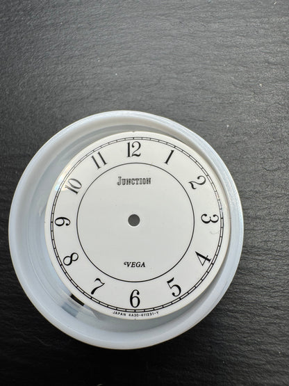 Citizen Original Dial 4A30-411231 "VEGA / Junction" (round, white/railroad) - NOS